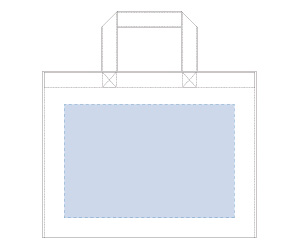 ユーティリティバッグコンビ（M)ワイド2　印刷範囲