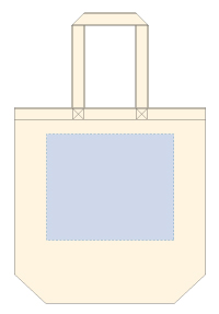 コットンバッグ（M）刷範囲