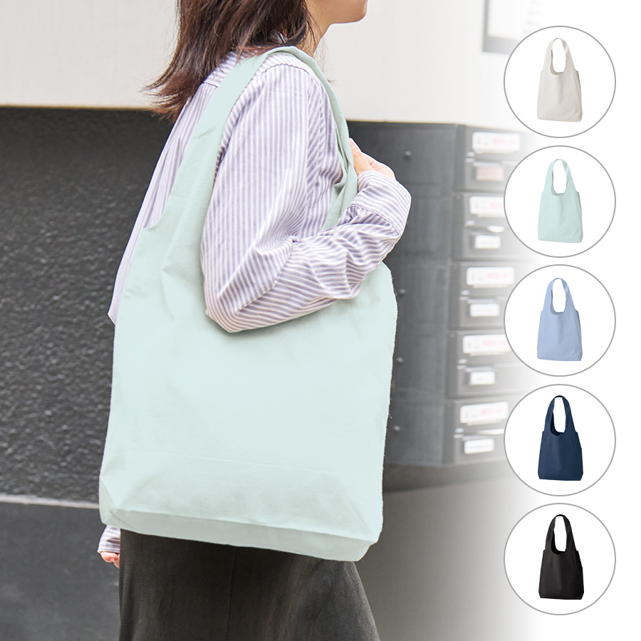 厚手コットンショルダーハンドルトート（M）