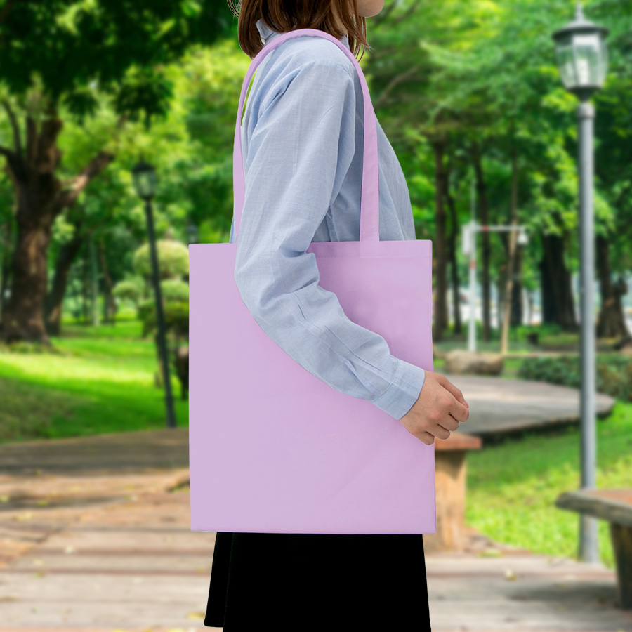 不織布フラットショルダートート