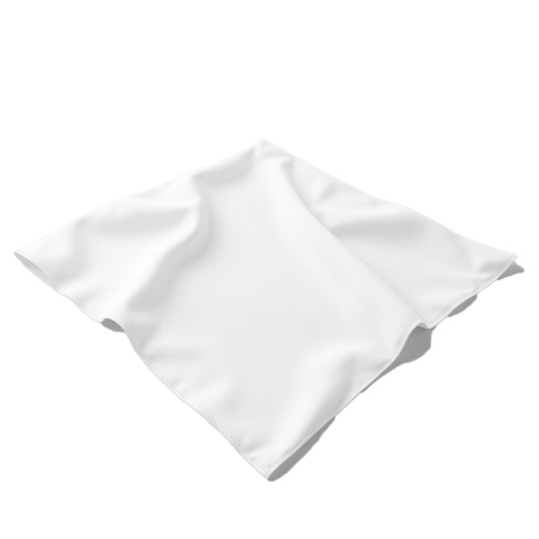 訳あり商品 B品 バンダナ 53cm (ホワイト)