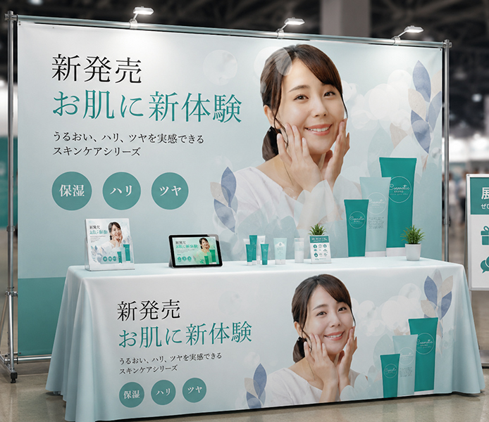 商品やサービスをアピールできるツールが横断幕