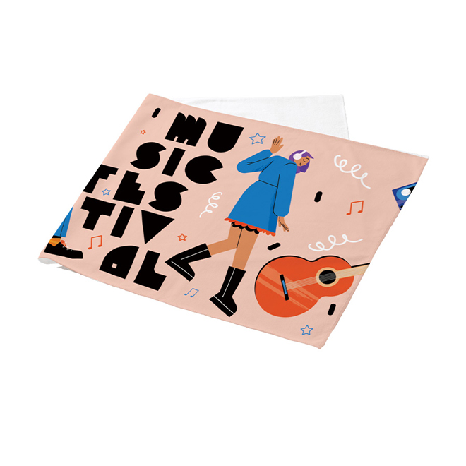 シャーリング白バスタオル