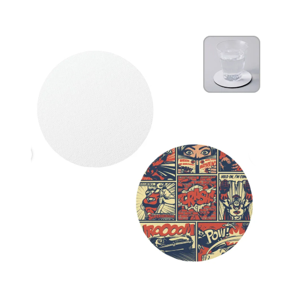 ソフト コースター ラウンド (丸形 TS-1808-044  ) / スクエア (四角型 / TS-1809-044)