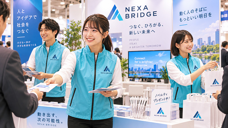 企業のロゴや社名などの名入れができるリフレクスポーツベスト【00068-RSV】